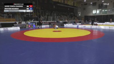 57kg Quarterfinal - Javier Tonita-Charriez, Advanced Wrestling Academy vs Brayden McInroy, Raw North WC