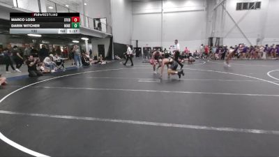 132 lbs Round 4 (6 Team) - Marco Loss, Steller Trained Cad Bane vs Darin Witcher, Noke Wrestling RTC