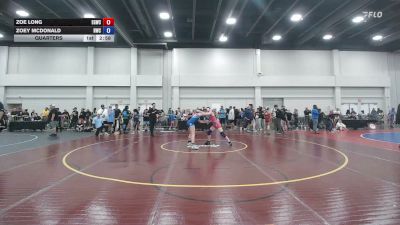110 lbs Quarters - Zoe Long, Empire Girls Wrestling Club vs Zoey McDonald, Heatwave Wrestling Club