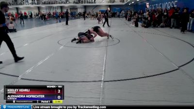 160 lbs Semifinal - Alexandra Hofrichter, Dubuque vs Keeley Kehrli, Simpson