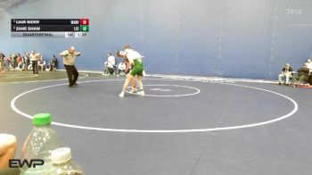 190 lbs Quarterfinal - Liam Nider, Manhattan vs Zane Shaw, Free State