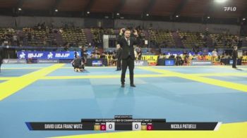 DAVID LUCA FRANZ WUTZ vs NICOLA PATUELLI 2026 IBJJF European NoGi