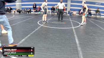 120 lbs Round 6 (8 Team) - Joshua Wells, CTWHALE vs Michael Brady, Mat Assassins Red
