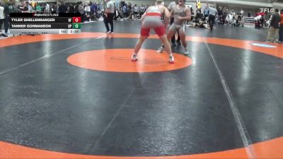 285 lbs Champ. Round 2 - Tanner Gormanson, UW Parkside vs Tyler Shellenbarger, Lake Erie College