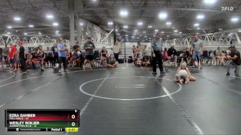 76 lbs Finals (2 Team) - Ezra Gamber, Full Circle vs Wesley Rokjer, Journeymen Blue