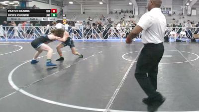 132 lbs Rr Rnd 3 - Paxton Kearns, Trinity Top Team - HSB vs Bryce Christie, Landstown Eagles - HSB