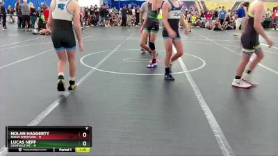 115 lbs Round 5 (8 Team) - Lucas Neff, Louisville WC vs Nolan Haggerty, Rogue Wrestling