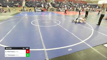 90 lbs Semifinal - Kaden Martineau, Cowan Wrestling Academy vs Kamon Thompson, Sanderson Wr Ac