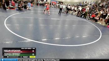 140 lbs Champ. Round 3 - Kaylan Hitchcock, Lawrence Elite Wrestling Club vs Mariaha Benedict, Sebolt Wrestling Academy
