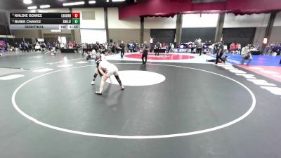 145 lbs Semifinal - Khloie Gomez, Lubbock Coronado vs Rubie Chavez, San Elizario