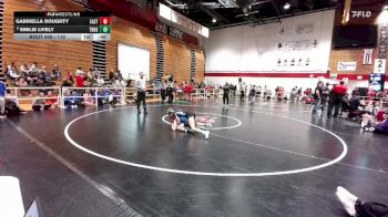 110 lbs Cons. Round 4 - Gabriella Doughty, Cheyenne East vs Emilie Lively, Thunder Basin