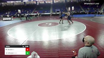 195 lbs Consi Of 8 #2 - Micheal Brown, Central Catholic vs Brendan Whalen, Danvers