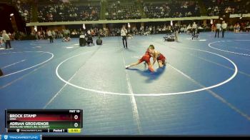 108 lbs Cons. Semi - Adrian Grosvenor, Siouxland Wrestling Academy vs Brock Stamp, Iowa
