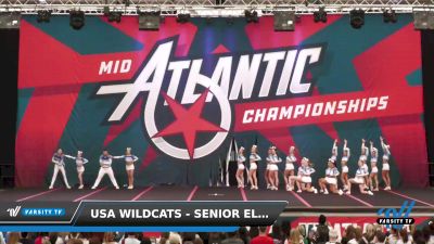 USA Wildcats - Senior Elite [2022 L6 Senior Coed Open - Small] 2022 Mid-Atlantic Championship Wildwood Grand National DI/DII