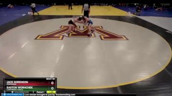 126 lbs Champ. Round 1 - Jack Sorenson, Owatonna vs Easton Worachek, Luxemburg-Casco