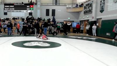 138 lbs Consi Of 8 #2 - Jonel Cruz, North Attleborough vs Riley Jacob, Bristol County/Dighton Rehoboth