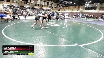 190 lbs Cons. Round 2 - Herby Hinojosa, South Bakersfield vs Luis Flores Jr, Liberty (Winchester)