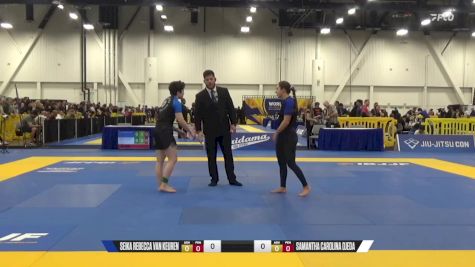 Samantha Carolina Ojeda vs Seika Rebecca Van Keuren 2024 World IBJJF Jiu-Jitsu No-Gi Championship