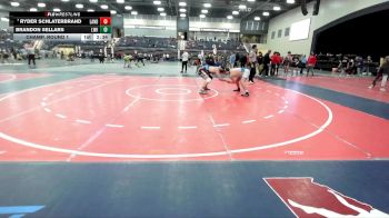 165 lbs Champ. Round 1 - Ryder Schlaterbrand, LANDER vs Brandon Sellars, Lindsey Wilson (Ky.)