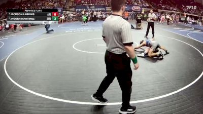 D 1 106 lbs Quarterfinal - Jackson Larkins, Airline vs Jagger Martinez, St. Paul`s