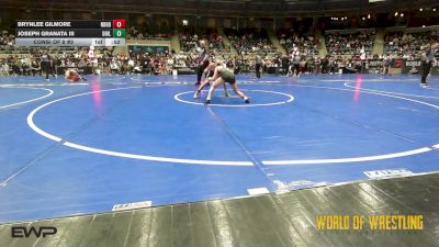 88 lbs Consi Of 8 #2 - Brynlee Gilmore, Neighborhood Wrestling Club vs Joseph Granata III, Driller Wrestling Club