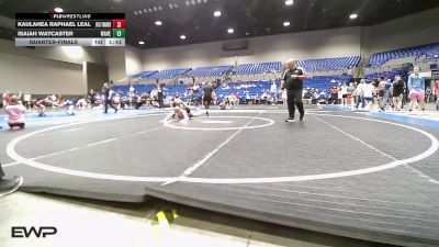 110-120 lbs Quarterfinal - Kaulahea Raphael Leal, Jflo Trained vs Isaiah Waycaster, Wave Wrestling Club (TN)