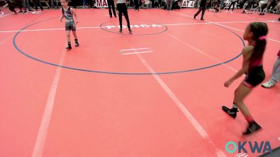 61 lbs Rr Rnd 2 - Harper McPherson, Barnsdall Youth Wrestling vs Marleigh Howell, Poteau Youth Wrestling Academy