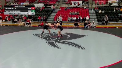 125 lbs 1st Place Match - Peyton Shepard, University Of Central Missouri vs Karim Allal, University Of Central Missouri