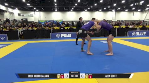 Tyler Joseph Galanis vs Jaden Scott Cavener 2025 World IBJJF Jiu-Jitsu No-Gi Championship