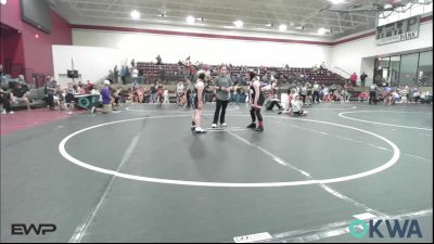 100 lbs Rr Rnd 2 - Hazel Blubaugh, Perry Wrestling Academy vs Colt Inguarm, Ponca City Wildcat Wrestling