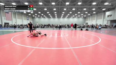 138 lbs Consi Of 32 #2 - Jonathan Diaz, FL vs Brody Julian, VA