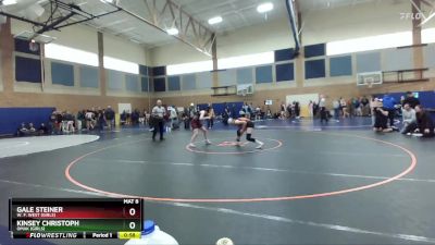 140lbs Cons. Round 4 - Gale Steiner, W. F. West (Girls) vs Kinsey Christoph, Omak (Girls)