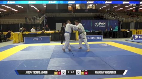 Vladislav Nikolaenko vs Joseph Thomas Askren 2025 Pan Jiu Jitsu IBJJF Championship