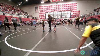 43 lbs Round Of 32 - Jack Stewart Williams, Lions Wrestling Academy vs Stacey Island, OKC Saints Wrestling