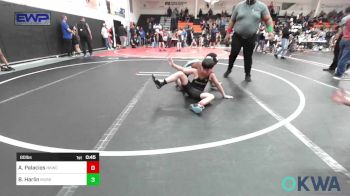 80 lbs Rr Rnd 2 - Angelo Palacios, Henryetta Knights Wrestling Club vs Bryce Harlin, Muskogee Rougher Youth Wrestling