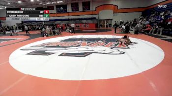 141 lbs Champ. Round 1 - Owen Becker, Wisconsin - Platteville vs Justin Fortugno, Wisconsin-Whitewater