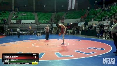 170 lbs 1st Place Match - Luke Horsley, Jasper vs EVAN SCRIVNER, Saint Clair County