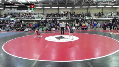 100 lbs Semifinal - Amelia Hough, Milford vs Hannah Perro, Noble