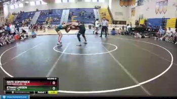 182 lbs Round 6 (8 Team) - Nate Sopotnick, Team Barracuda vs Ethan Larsen, AP X Kame