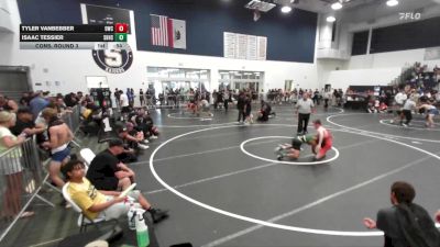126 lbs Cons. Round 3 - Tyler VanBebber, 951 Wrestling Club vs Isaac Tessier, South Hills High School