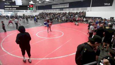 215 lbs Champ. Round 1 - Jared De Leon, Alta Loma vs Michael Fleurant, Petersons Grapplers