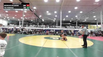 134 lbs Final - Nicholas Salamone, Gold Medal WC - HSC vs Teli Bobotas, Team Nauman DC United - HSC