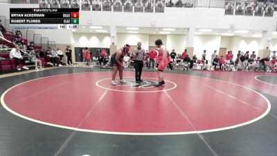 285 lbs Quarters & 1st Wb (16 Team) - Bryan Ackerman, Woodward Academy vs Robert Flores, Glynn Academy