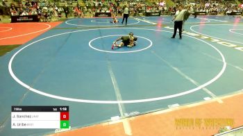 73 lbs Round Of 32 - Jaxon Cash Sanchez, Unattached vs Adam Uribe, Best Trained Wrestling