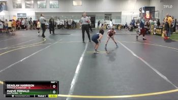 55 lbs Round 1 - Deaglan Harrison, Franklin Elementary vs Maeve Fernald, Unattached