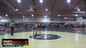 125 lbs Cons. Round 4 - Julie Shultz, LAKOTA WEST vs Ava Stephan, CLERMONT NORTHEASTERN