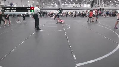 72 lbs Round 6 (10 Team) - Tallon Sharp, Iron Horse White vs Oliver Cotto, Outlaws MS