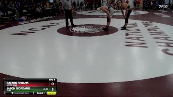 157 lbs Champ. Round 2 - Dalton Schams, Upper Iowa vs Jason Giordano, TCNJ