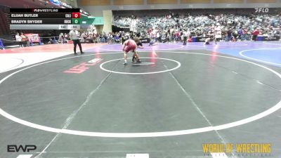 132 lbs Consi Of 32 #2 - Elijah Butler, California Grapplers vs Bradyn Snyder, Buckaroo Wrestling