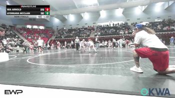 98 lbs Semifinal - Mia Arnold, Sperry Wrestling Club vs Aydreana McClain, Berryhill Wrestling Club